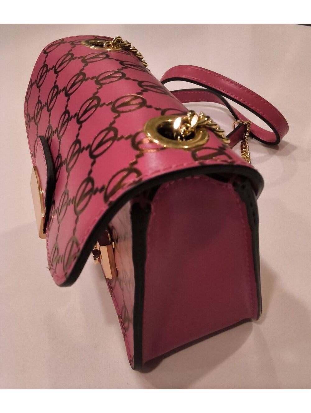 Valentino By Mario Valentino Bijou Monogram Leather Crossbody Bag New - Picture 4 of 8